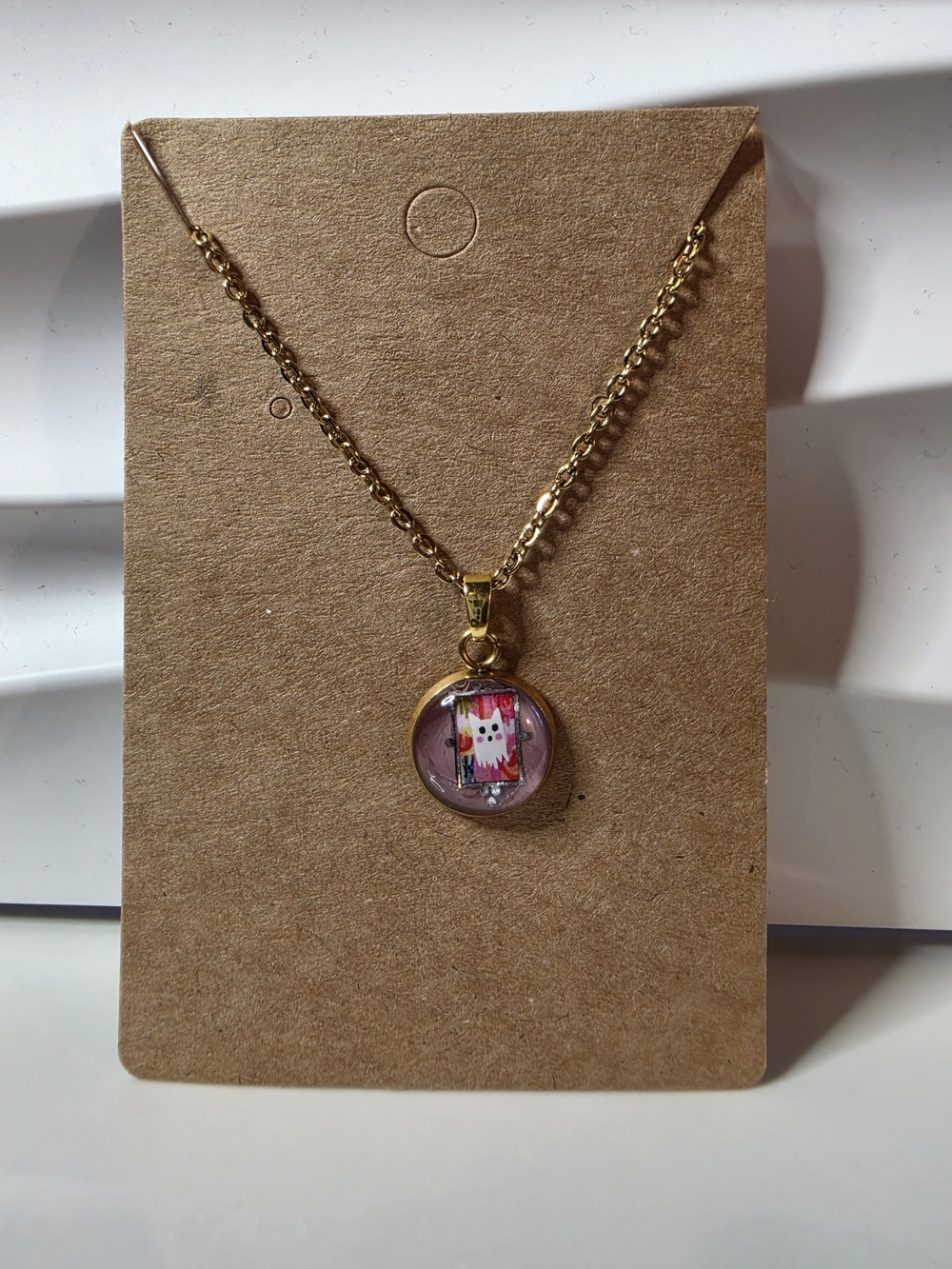 Handmade Necklace - Ghost